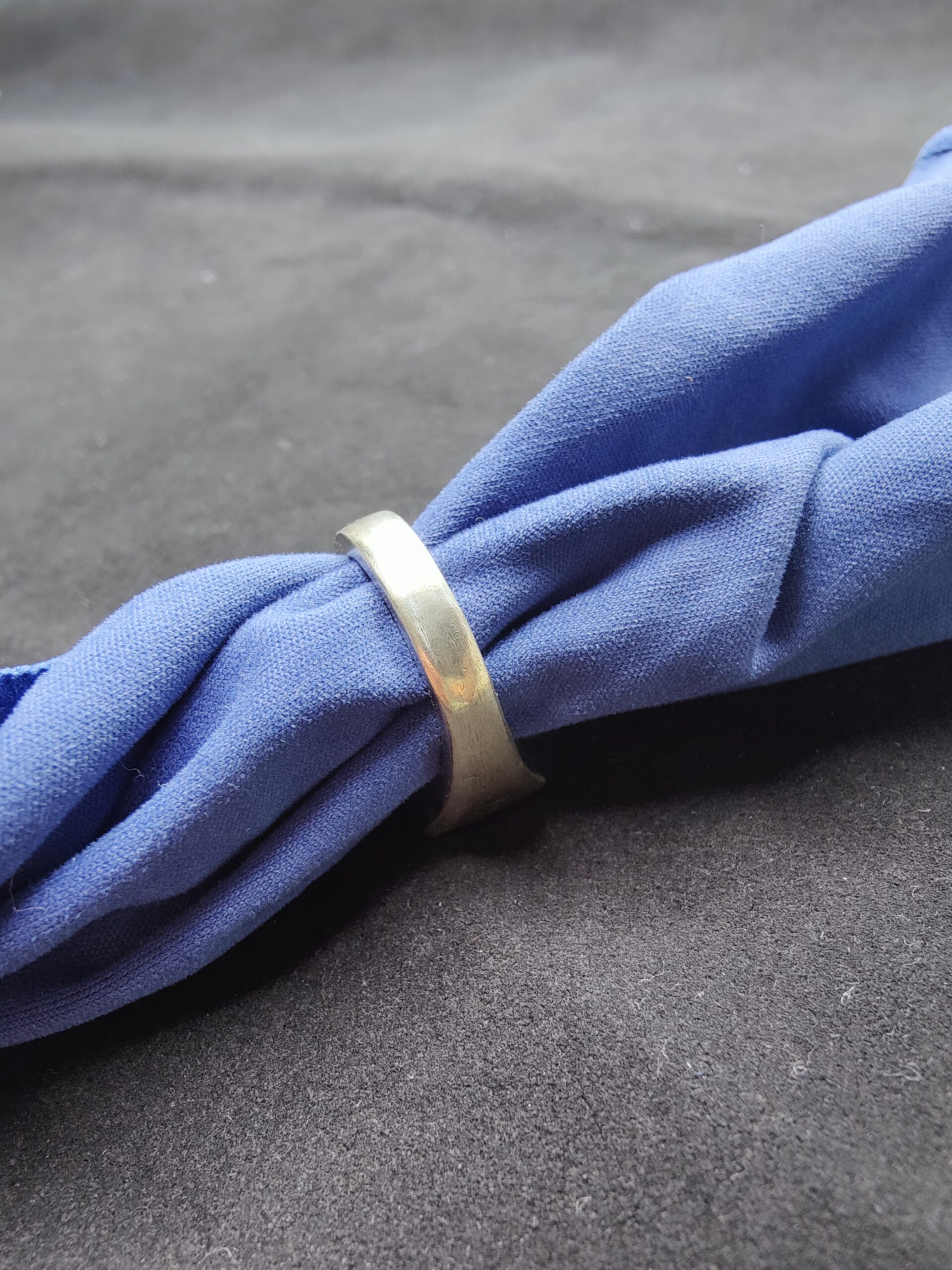 Signetring, massiv sølv